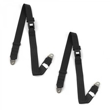 Chevy Truck 1947 - 1954 Standard 2pt Black Lap Bucket Seat Belt Kit - 2 Belts Chevy Truck 1947 - 1954 Standard 2pt Black Lap Bucket Seat Belt Kit - 2 Belts