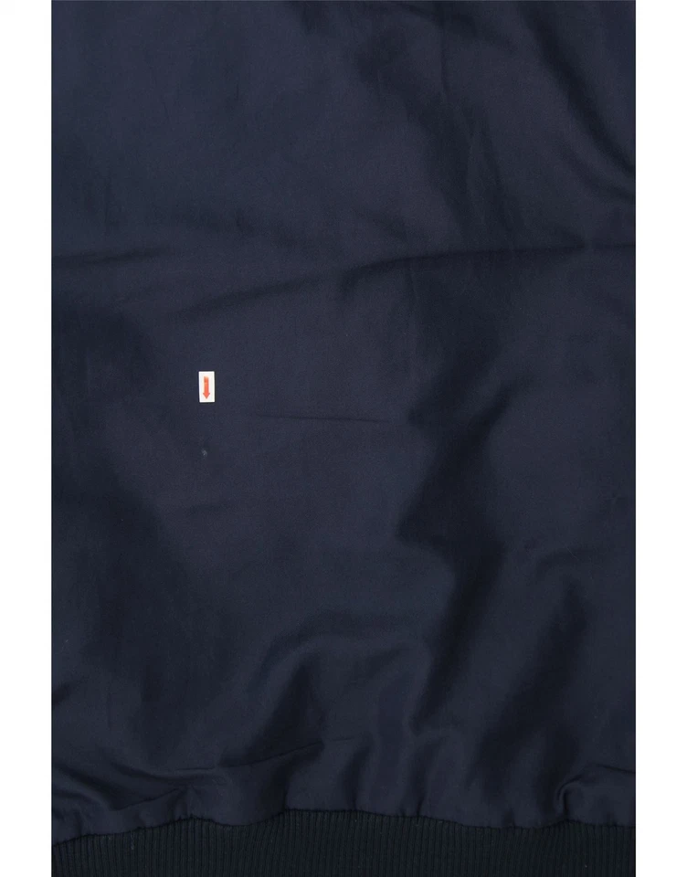 KAPPA Mens Bomber Jacket UK 44 2XL Navy Blue Polyester CG01 - Image 3 of 4