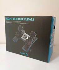 Logitech Flight Rudder Pedals USB PC Simulato...