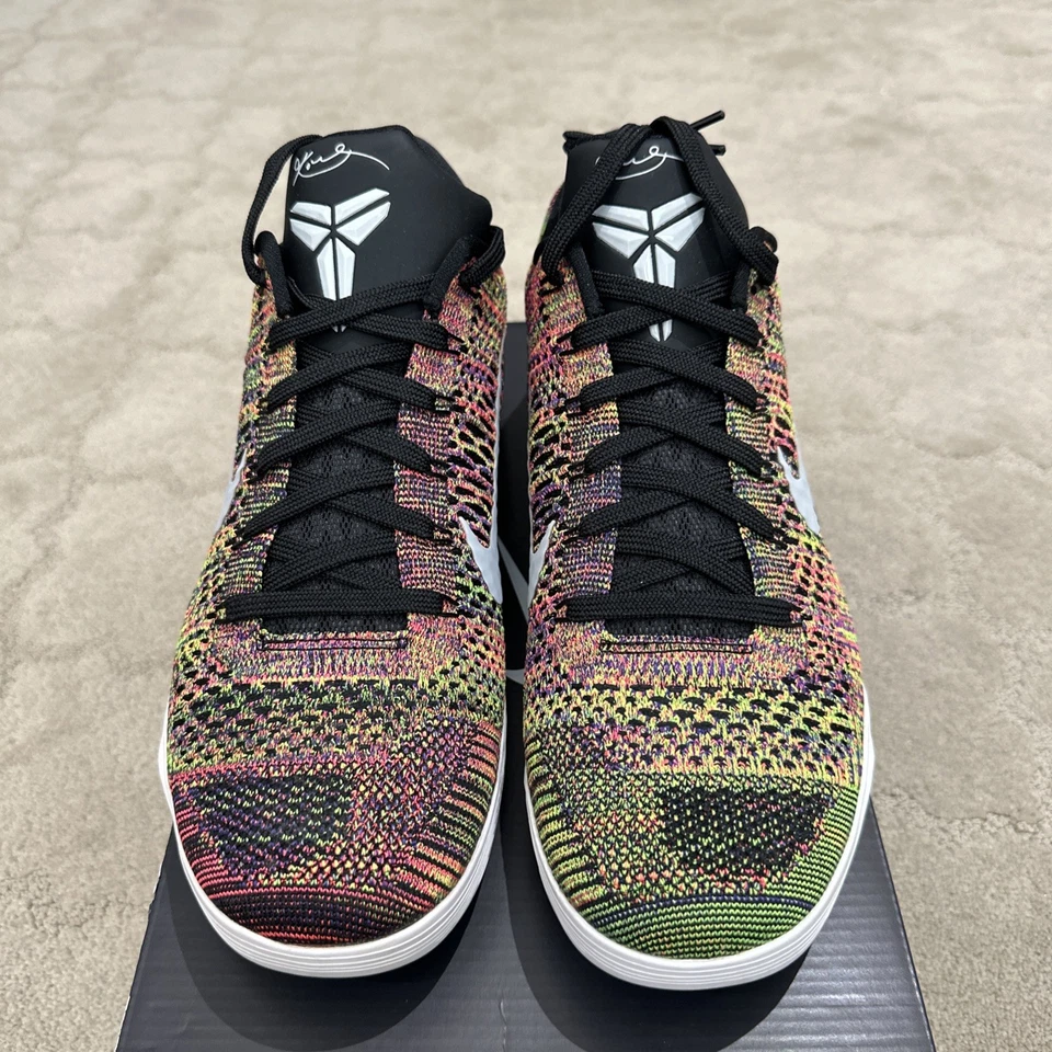 Nike Kobe 9 Elite Low ID Flyknit "Masterpiece" NEW - Size 11 Multicolor 2014 - Image 4 of 4