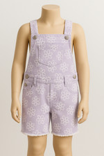 365 Kids Girls Size 4 Garanimals Girls Lavender Purple Shortall