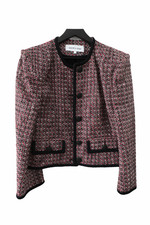 Veronica Beard Blazer-Red/Black-Size 10-Cropp...