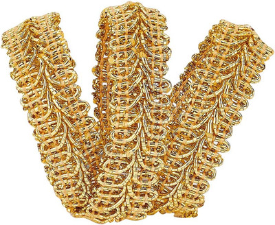13,7m 15mm Metallic Braid Spitzenbesatz Gold Centipede Spitzenband verziert Gimp