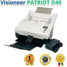 Visioneer PATRIOT D40 Sheetfed Color ADF Document Scanner 1 YEAR WARRANTY!🔥⚡️