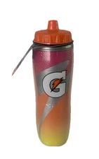 Gatorade Double-Wall Insulated Squeeze Bottle Fusion 30 Oz 887ml New Orange