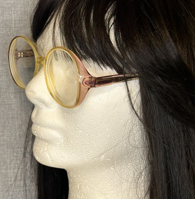 Rodenstock Exclusive 525 pink ombré Round Germany glitter shimmer FRAMES ONLY