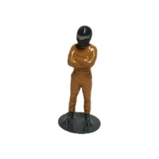 Figur Rennfahrer Ocker 1:32 für Carrera Digital 132, Spur 1,Modeleisenbahn