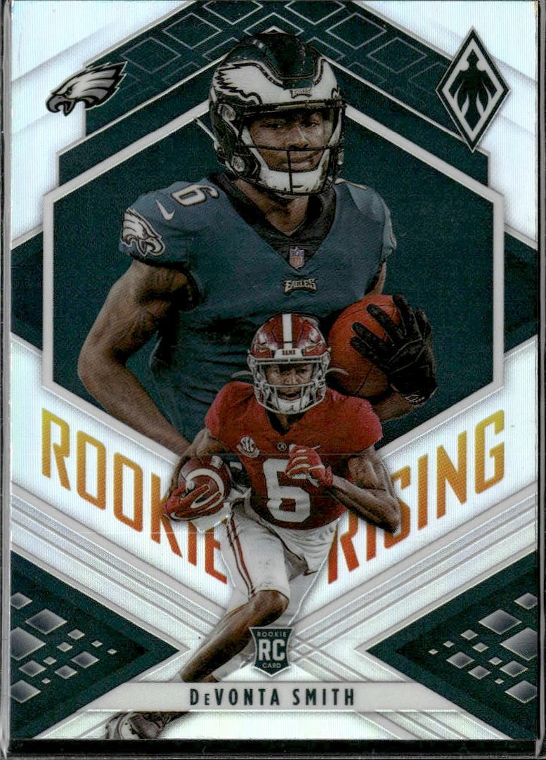 DeVonta Smith 2021 Panini Phoenix #RIS-7 Rookie Rising
