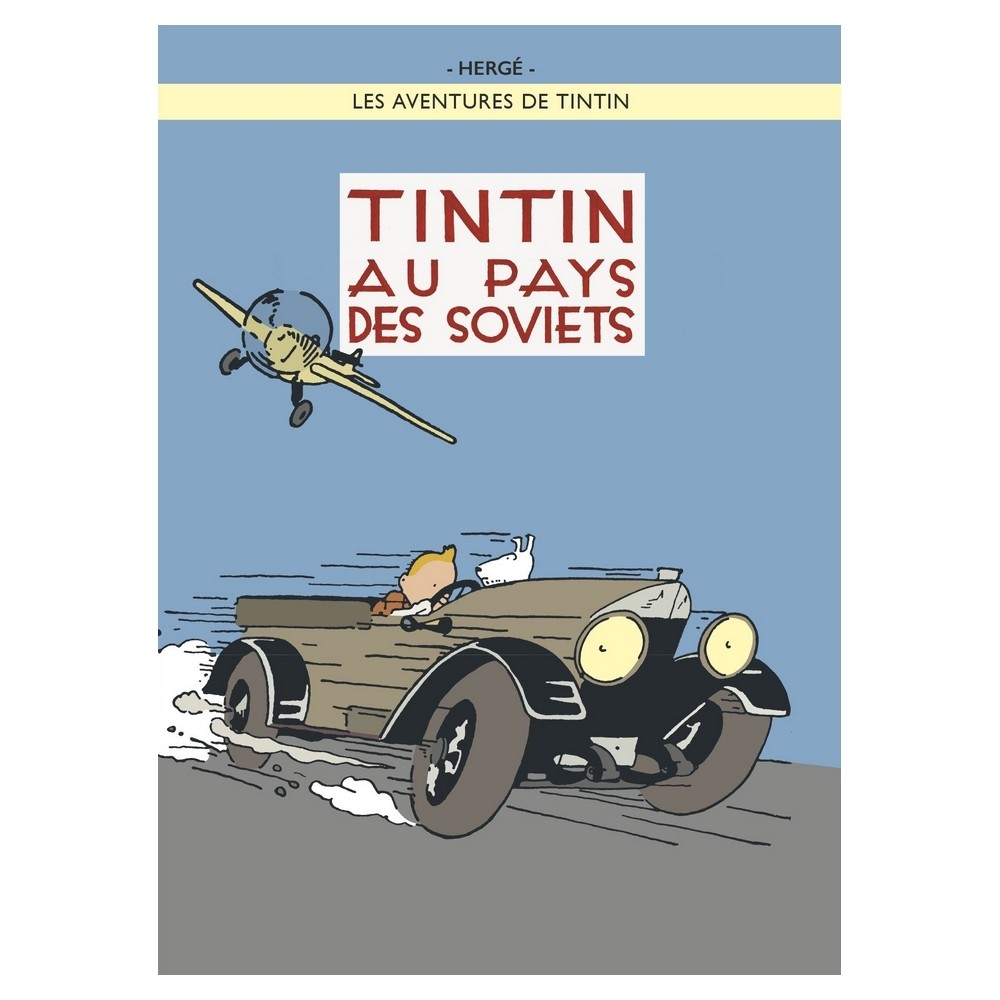 Poster Moulinsart Album of Tintin: Tintin in the Land of the Soviets 22240 (5...