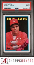 1988 TOPPS #102 BARRY LARKIN REDS HOF 2ND YR PSA 9