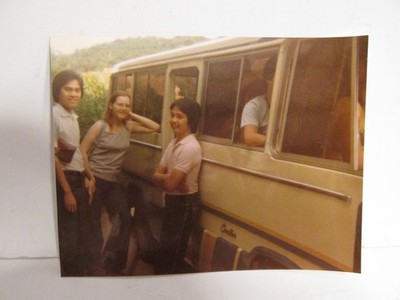 1980S VINTAGE FOUND PHOTOGRAPH COLOR ART PHOTO FILIPINA WOMAN MAN PHILIPPINES