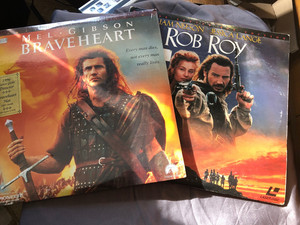 2 Laserdiscs of Scottish Commoners Putting It To THE Man: Rob Roy & Braveheart