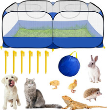 Small Animals Playpen,Reptiles Cage,Chicken Run Coop Chicken Playpen Breathable