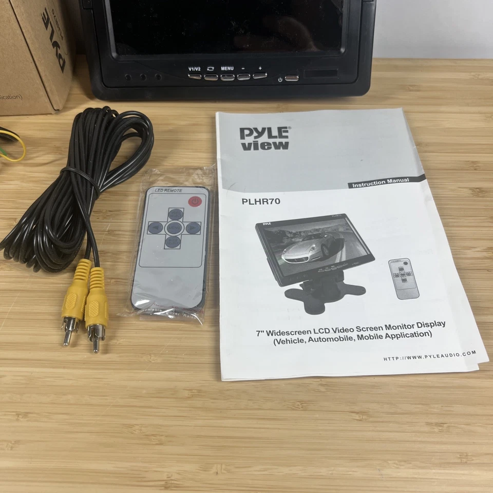 Pyle PLHR70 - 7” LCD Video Screen Monitor Display. Open Box. - Image 3 of 4