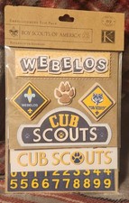 K  Company Boy Scouts of America Scrapbook Flip Pack Cub Scouts