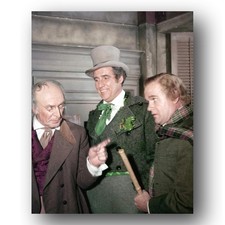 Fredric March, Ray Middleton, Bob Sweeney Photo 8x10 A Christmas Carol 1954 TV