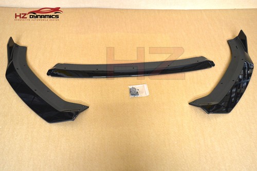 DIVISOR DE LABIOS PARA PARACHOQUES DELANTERO NEGRO BRILLANTE PARA AUDI A3 8V 2017 2020 S LINE S3 BERLINA - Imagen 10 de 11