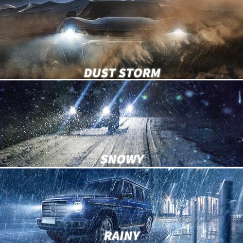 Combo 6 piezas de faros LED bombillas haz antiniebla alto/bajo para Honda Odyssey 2011-2021 Foto 4 de 4