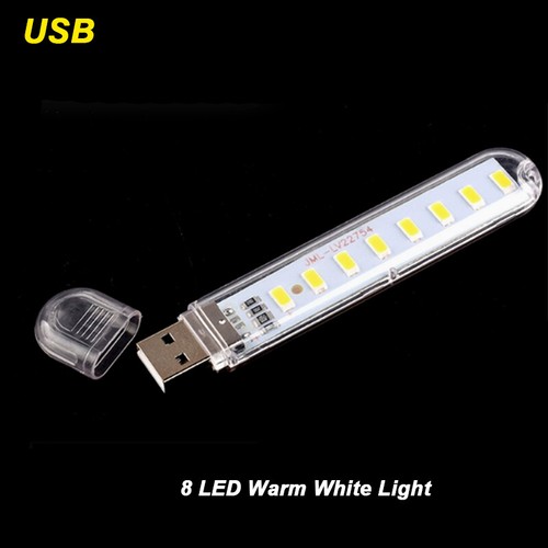 USB LED Flexible Night Light Mini Portable Desk Reading Lights for Laptop Mobile - Bild 12 von 21