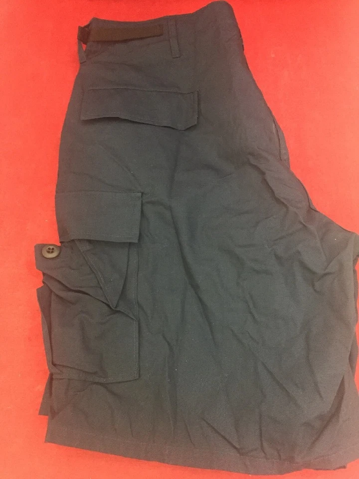 ONE NEW PAIR PROPPER BDU Men's Cargo Utility Casual Shorts Button Fly Navy Blue - Image 3 of 4