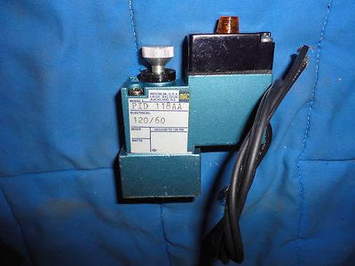 NEW IN OPENED PLASTIC BAG NO BOX OLD STOCK MAC VALVES INC PID-118AA