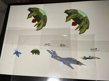 Fantastic four animation cel And Iron Man Production Art Marvel Comic books I13