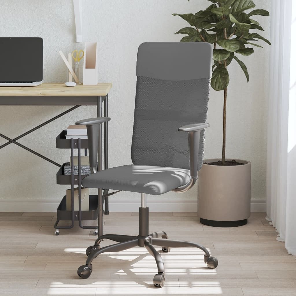 Office Chair Grey Mesh fabric (100% polyester) Standard