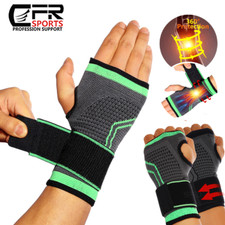 Compression Hand Wrist Brace Support Arthritis Pain Gym Carpal Tunnel Right/Left