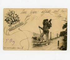 Regio Esercito Bersaglieri 11 Reggimento Cartolina Militare Spedita Trombettiere