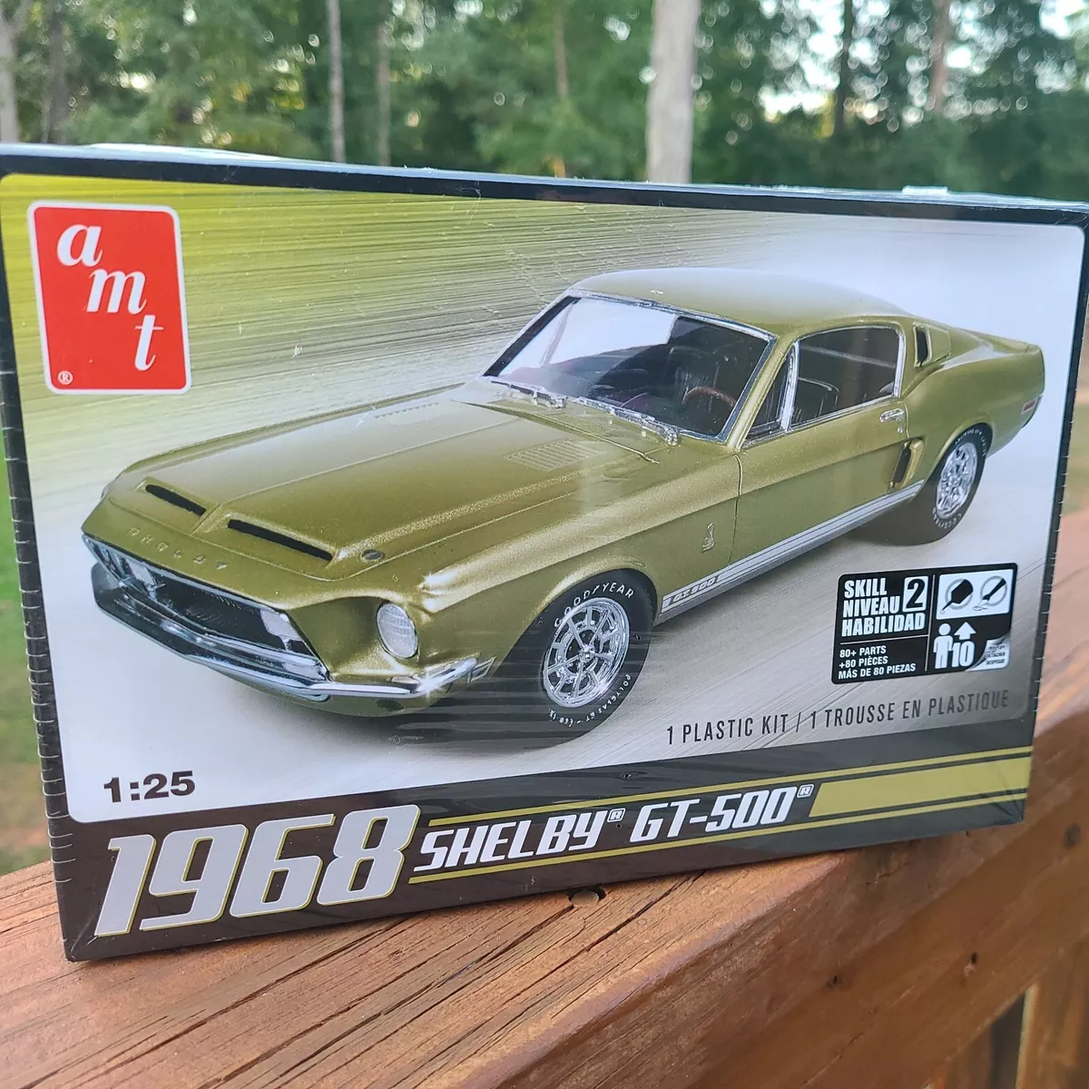 AMT 1968 Shelby GT500 Plastic Model Car Kit 1 25 Scale Mancave