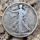 1936-S Walking Liberty Half Dollar, Rarest Mint, 90% Silver