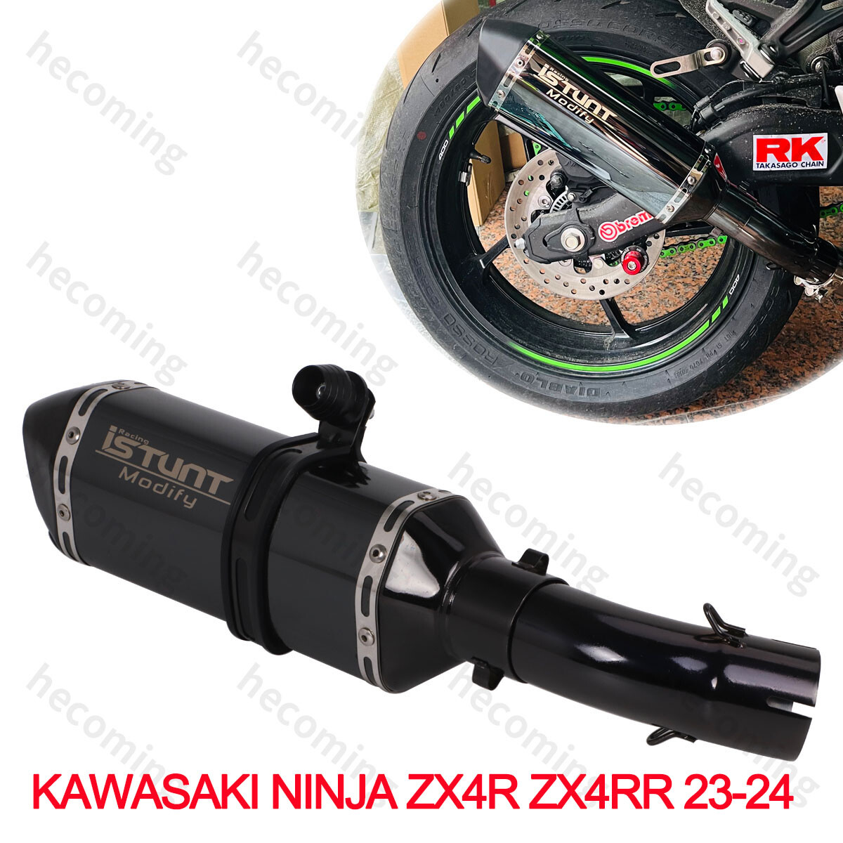 Slip For Kawasaki Ninja ZX4R ZX4RR ZX-4R 2023-2024 Exhaust System