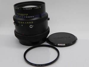 MAMIYA RZ67   ETC SEKOR Z 150MM F3.5 W both caps filter on since new fwo vgc