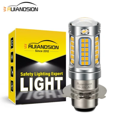 Ruiandsion P15D-25-3 Motorrad Scheinwerfer H6M Tag Fahrlicht 12V 6000K/4300K