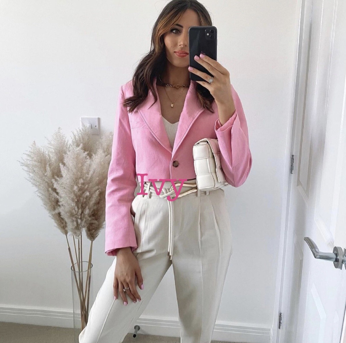 アウターその他 JIL SANDER Woman Blazer Blush Pink J04BN0001J40021 108 41384BLZ8170-322-02.jpg