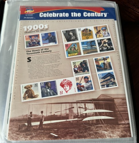 USPS Celebrate The Century Commemorative Stamp Collection 1900-1999 Full Set - Picture 3 of 14