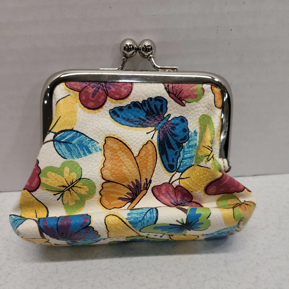 Relic Coin Purse Butterflies Soft Sided 3.5