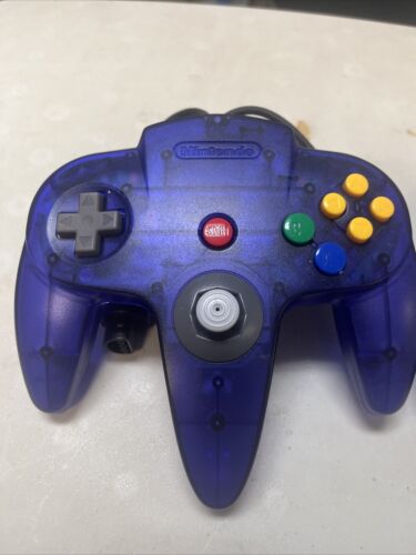 Controller Ufficiale Nintendo 64 Grape Purple (2) N64 - Tutto OEM. Bastone stretto VG - Foto 3 di 6
