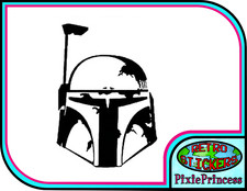 Star Wars Boba Fett J Vinyl Sticker Wall Art Poster Car Bike Laptop Window Movie