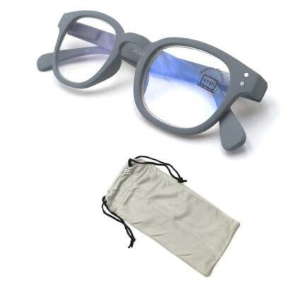 Occhiali Da Vista Blu Da Donna Trendy TR90 Metal Computer - Foto 11