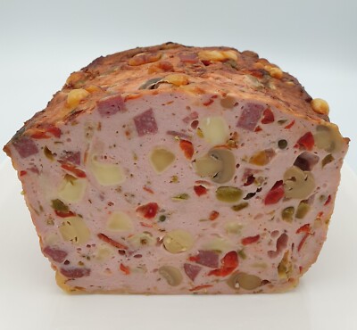 leckerer Pizzaleberkäs (Fleischkäse) 1,0 kg - Oberpfälzer Landmetzger