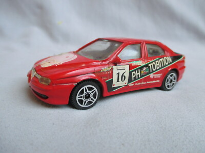 Bburago Alfa Romeo 156 Pink Elephant Nr.16 rot Maßstab 1:43,L=10cm Made in Italy