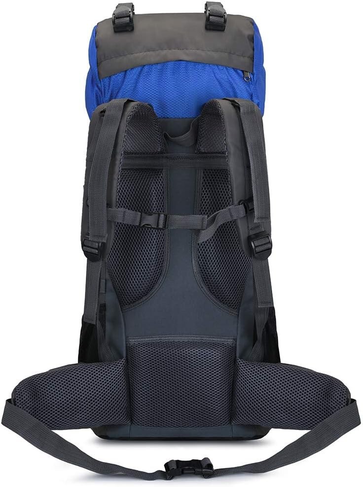 60L Internal Frame Hiking Camping Backpack with Rain Cover, Outdoor Sport  Tra... | eBay