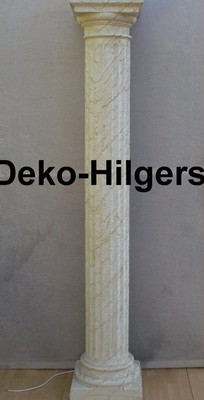 Säule Groß Dekosäule Podest Garten Säulen Tisch Wohnen Auf Alt Optik Crem 44