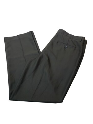perry ellis classic fit dress pants Perry Ellis Mens Black Stretch Luxury Classic Fit Dress Pants 36x32