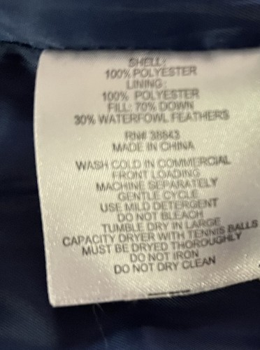 Tahari Grey Hooded Down Puffer Jacket Coat Sz 2 - Picture 14 of 15