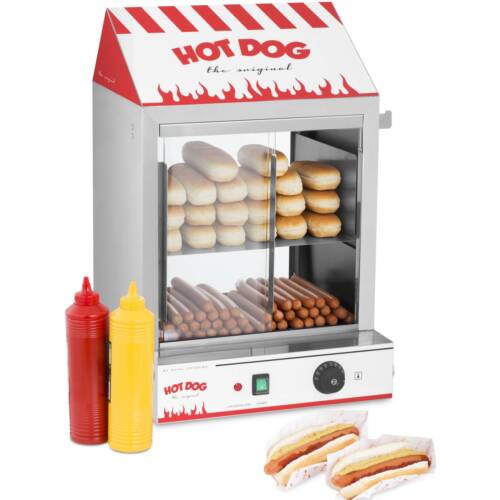Hot Dog Steamer Würstchenwärmer Maker Maschine Wurstkocher Erhitzer 200 Würste - Bild 1 von 8