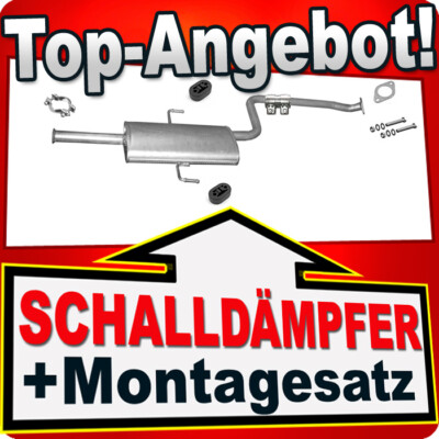 Mittelschalldämpfer für HYUNDAI MATRIX, ELANTRA, LAVITA 1.6 1.8 16V Auspuff
