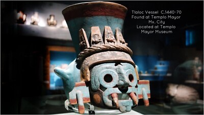 Tlaloc Death Whistle, Tlaloc Vessel Whistle, Aztec Decor, Tlaloc