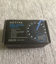 Activ (2) Bike Wheel PINK Lights  12" to 29" Wheels Waterproof